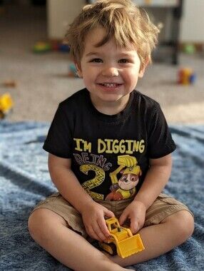 Ruff Hewn 2T Toddler Two-Piece Set in Black and Tan